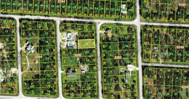 Aerial view of property's location