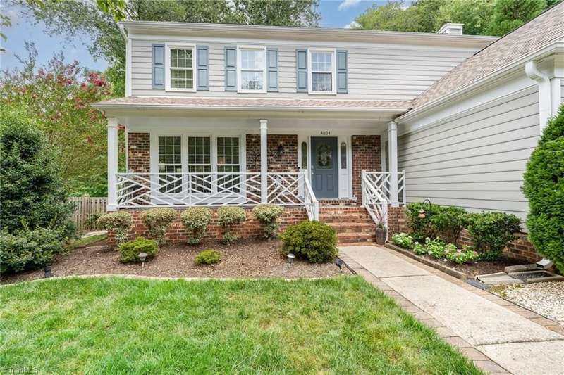 Covered front porch