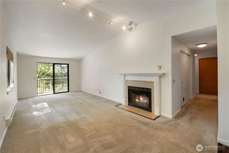 Vaulted ceilings feel open and expansive