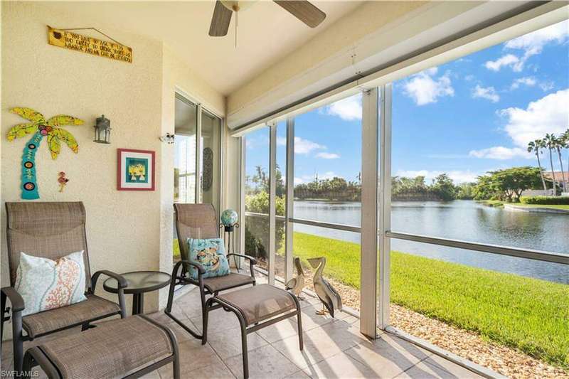 Amazing views of the lakw from your lanai.